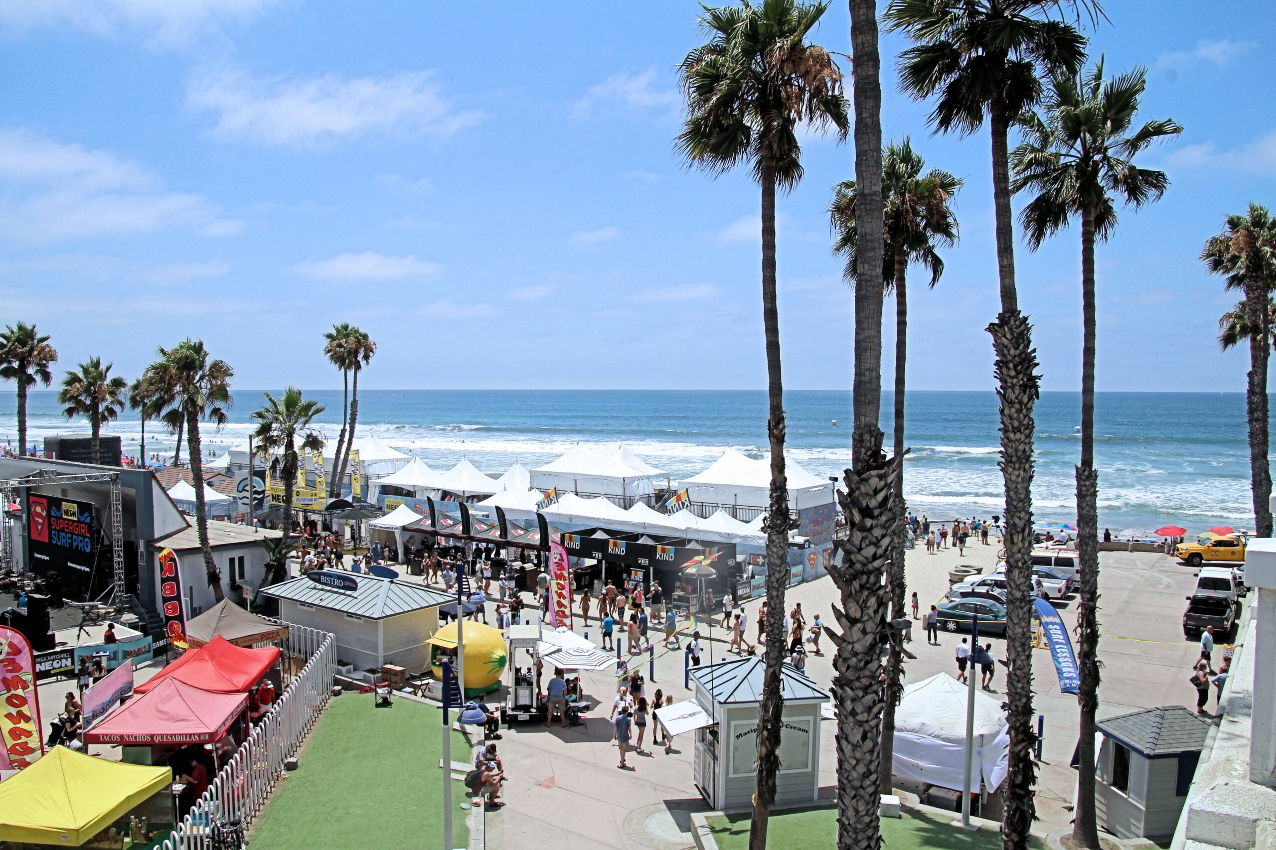 CA Venice — bon plan à Venice Beach (Los Angeles) : promenade, palmiers et océan