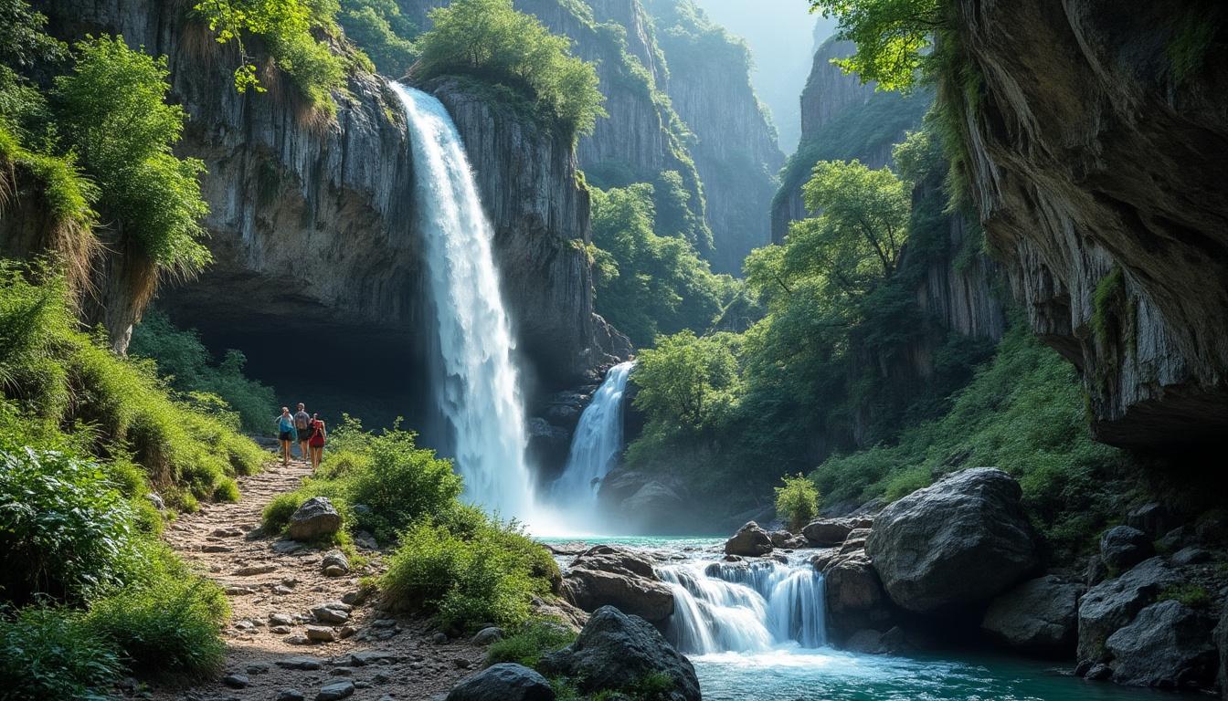 découvrez la cascade d'agaras, un site naturel exceptionnel au cœur du canyon, idéal pour une randonnée alliant aventure et immersion en pleine nature.