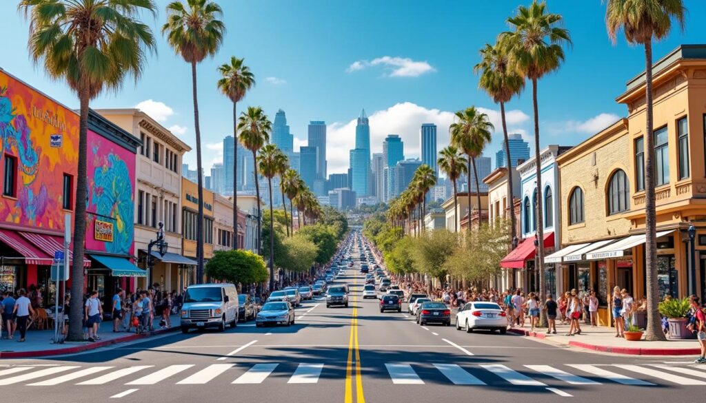 découvrez les quartiers incontournables de los angeles à visiter en 2024, entre culture, gastronomie et attractions uniques pour un voyage mémorable.