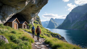 découvrez helleren jøssingfjord en norvège, un site unique avec ses maisons troglodytes pittoresques et ses sentiers de randonnée offrant des vues époustouflantes sur fjords et montagnes.