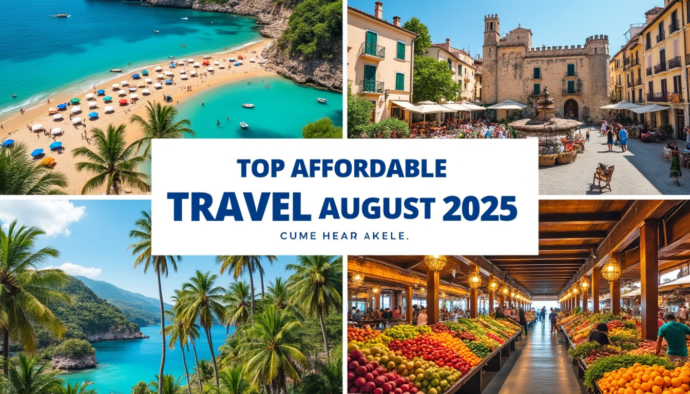 découvrez les meilleures destinations économiques pour voyager pas cher en août 2025. profitez de vacances abordables tout en explorant des lieux magnifiques et adaptés à votre budget.