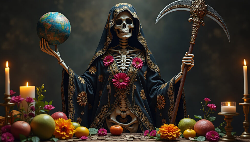 découvrez la signification, le culte et les symboles essentiels de santa muerte, la figure emblématique vénérée au mexique pour la protection et la spiritualité.