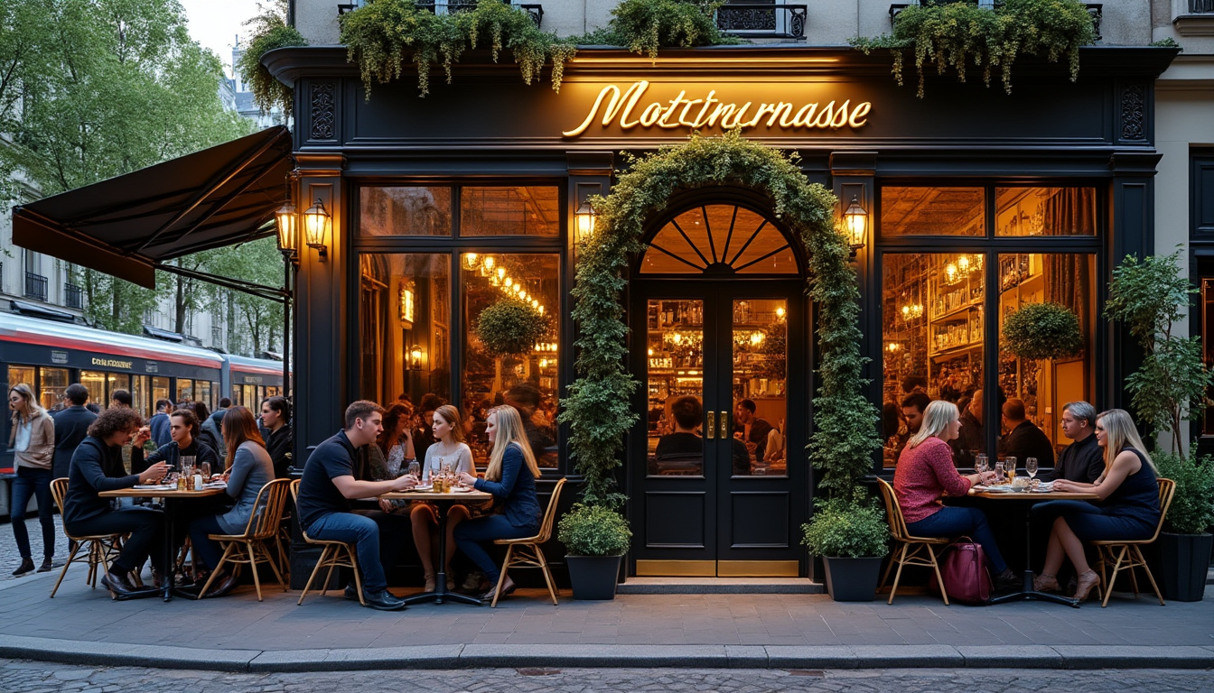 le paris montparnasse est un restaurant convivial situé à proximité de la gare, idéal pour savourer une cuisine traditionnelle dans une ambiance chaleureuse.